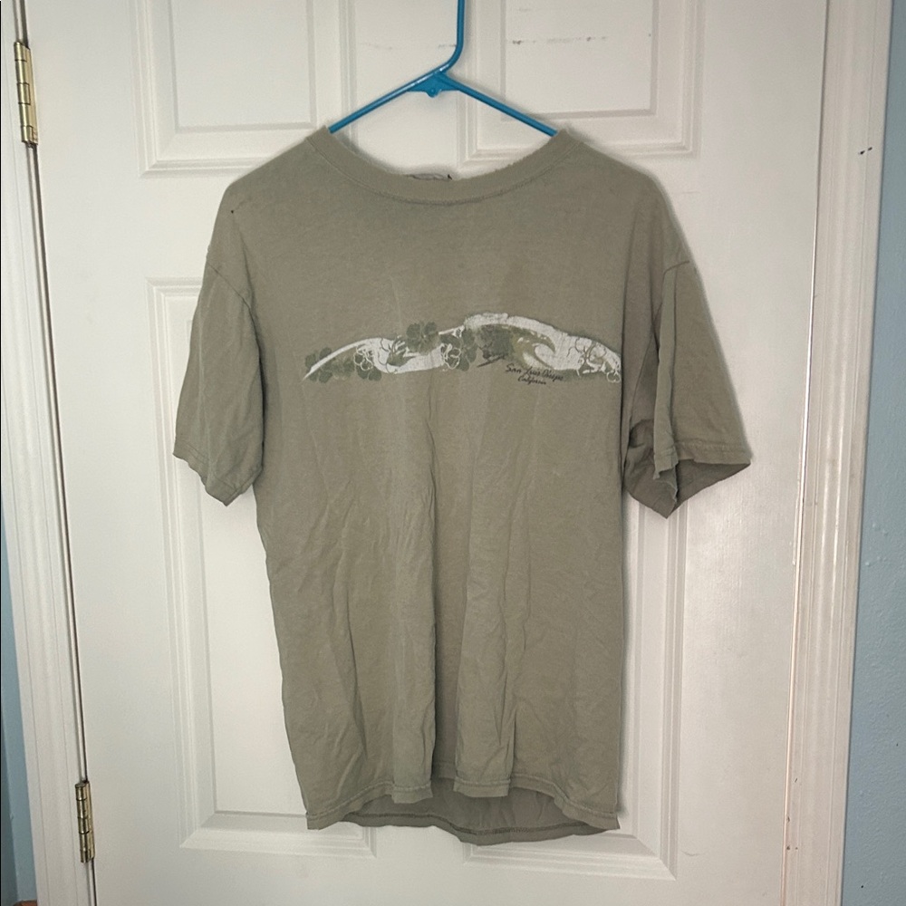 Men's Green Graphic T-Shirt
